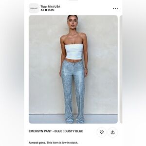 Tiger Mist Emersyn Pant- NEVER WORN